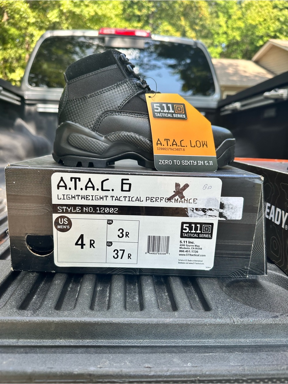 5.11 Tactical Black A.T.A.C. 6 Low Men's Tactical Boot